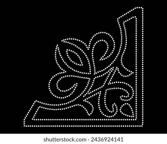 Vector Rhinestone t shirt design