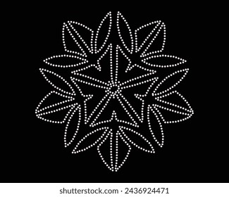 Vector Rhinestone t shirt design