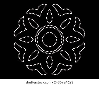 Vector Rhinestone t shirt design