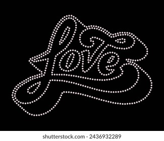 Vector Rhinestone t shirt design