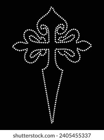 Vector Vector  Rhinestone t-shirt design