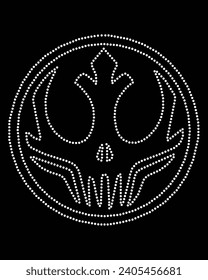 Diseño de camisetas Vector Rhinestone