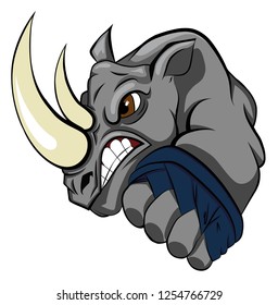 Vector Rhino fighter sticker