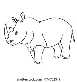 9,448 Black rhino vector Images, Stock Photos & Vectors | Shutterstock