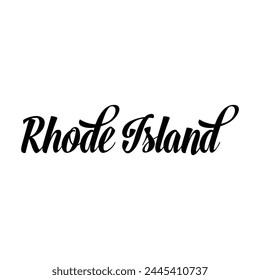 Vector Rhode Island diseño de tipografía de texto para la sudadera con capucha de la camiseta chaqueta de gorra de béisbol y otros usos Vector	