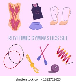 Rhythmic Gymnastics Vector Art & Graphics