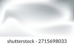 Vector ribbed glass texture background. Light grey white ribbed glass. Mesh gradient. acrylic ribbed bath surface
