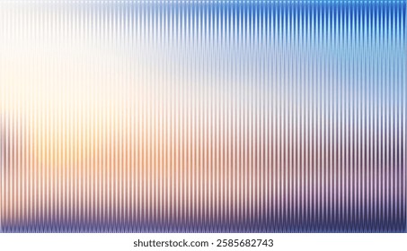 Vector ribbed glass texture background. purple ribbed glass. Natural color. Mesh gradient. acrylic ribbed bath surface. Reeded glass background semitransparent overlay. Bath wall window