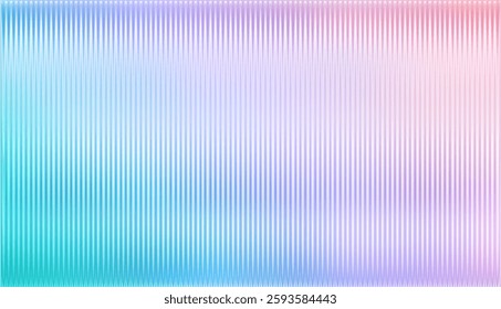 Vector ribbed glass texture background. purple ribbed glass. Natural color. Mesh gradient. acrylic ribbed bath surface. Reeded glass background semitransparent overlay. Bath wall window