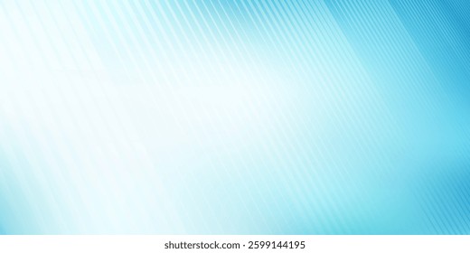 Vector ribbed glass texture background. Light Blue white ribbed glass. Natural color. Mesh gradient. acrylic ribbed bath surface. Reeded glass background semitransparent overlay