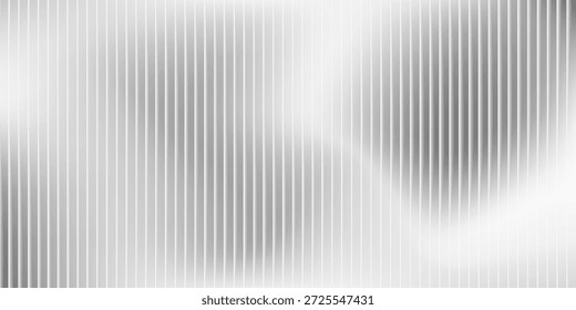 Vector ribbed glass texture background. Blue white grey purple ribbed glass. Mesh gradient. acrylic ribbed bath surface. Reeded glass background semitransparent overlay