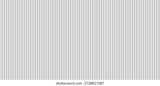 Vector ribbed glass texture background. Light grey white ribbed glass. Mesh gradient. acrylic ribbed bath surface. Ribbed glass background semitransparent overlay. Bath wall window

 