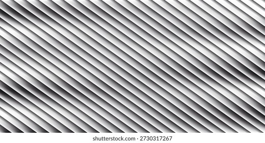 Vector ribbed glass texture background. Light grey white ribbed glass. Mesh gradient. acrylic ribbed bath surface. Ribbed glass background semitransparent overlay