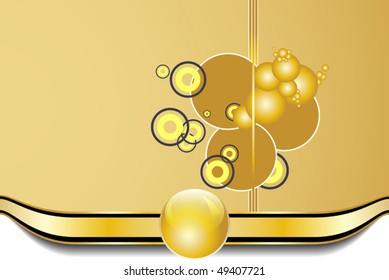 Vector ribbon abstract