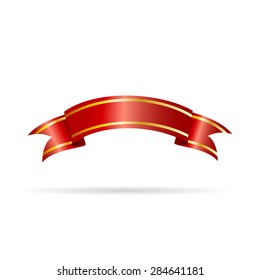 Vector ribbon for award-winning product