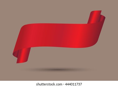 Vector ribbon banner.