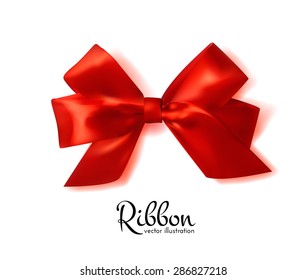 Vector ribbon. Can be used for gift and sales banners. Eps10.