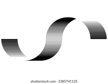 Vector ribbon. Design element for packaging, covers, interior decor, cards. Holiday decor.
Striped vector background