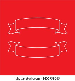 Vector Ribbon for Design. EPS 10