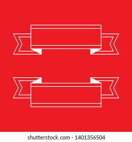 Vector Ribbon for Design. EPS 10