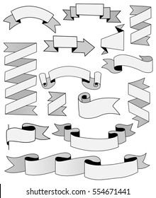 Vector ribbon set