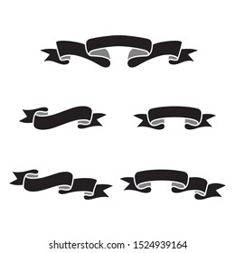 Set Ribbons Vector Design Elements Isolated Stock Vector (Royalty Free ...