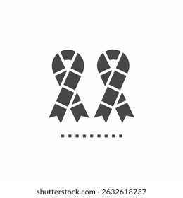 Vector. Ribbon symbol. Icon symbol design template.
