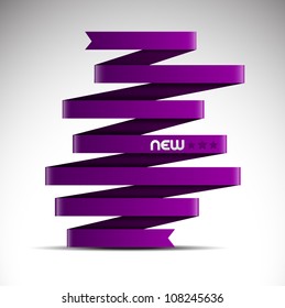 vector ribbon for your text