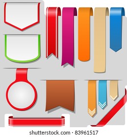 Vector Ribbons, Arrows and Banners