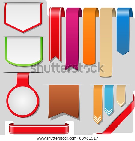 Vector Ribbons, Arrows and Banners