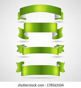 vector ribbons set