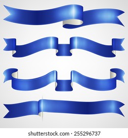 vector ribbons set