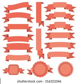 Vector Ribbons Set