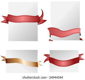Vector Ribbons with space for your text