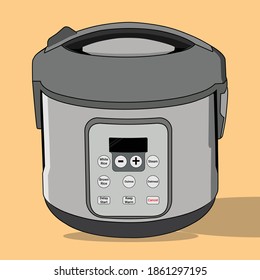 a vector rice cooker perfect for design project