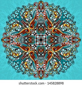 vector rich ornamental circle
