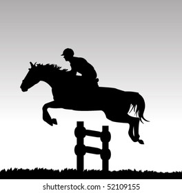 Rider Silhouette Vector Stock Vector (Royalty Free) 46920352 | Shutterstock