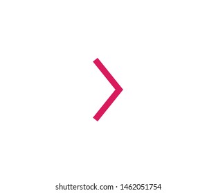 vector right arrow isolated on white background icon
