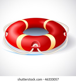 Vector ring-buoy.