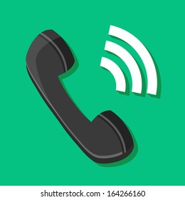 Vector Ringing Phone Icon