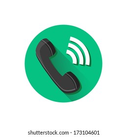 Vector Ringing Phone Icon