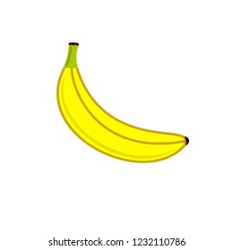 Vector. Ripe banana.