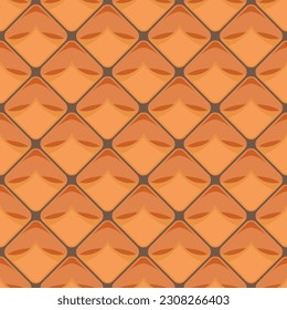 Vector Ripe Pineapple Fruit Seamless Pattern. Sweet Organic Texture.
