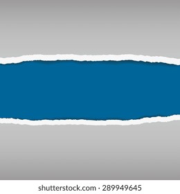 vector of ripped open paper