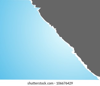 Vector ripped paper - abstract background