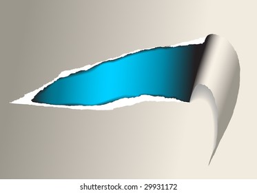 Vector ripped paper - abstract background