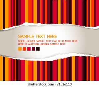 Vector ripped paper - abstract background