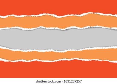 Vector of ripped paper. The paper was ripped background.