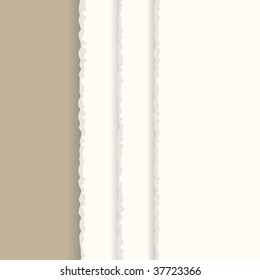 Vector - Ripped paper sheet background with copy space for text