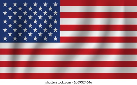 vector of ripple us flag